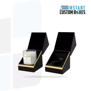 Custom Candle Boxes with Foiling