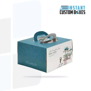 Custom Cake Boxes with Handle