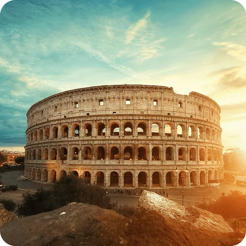 Colosseum in italy