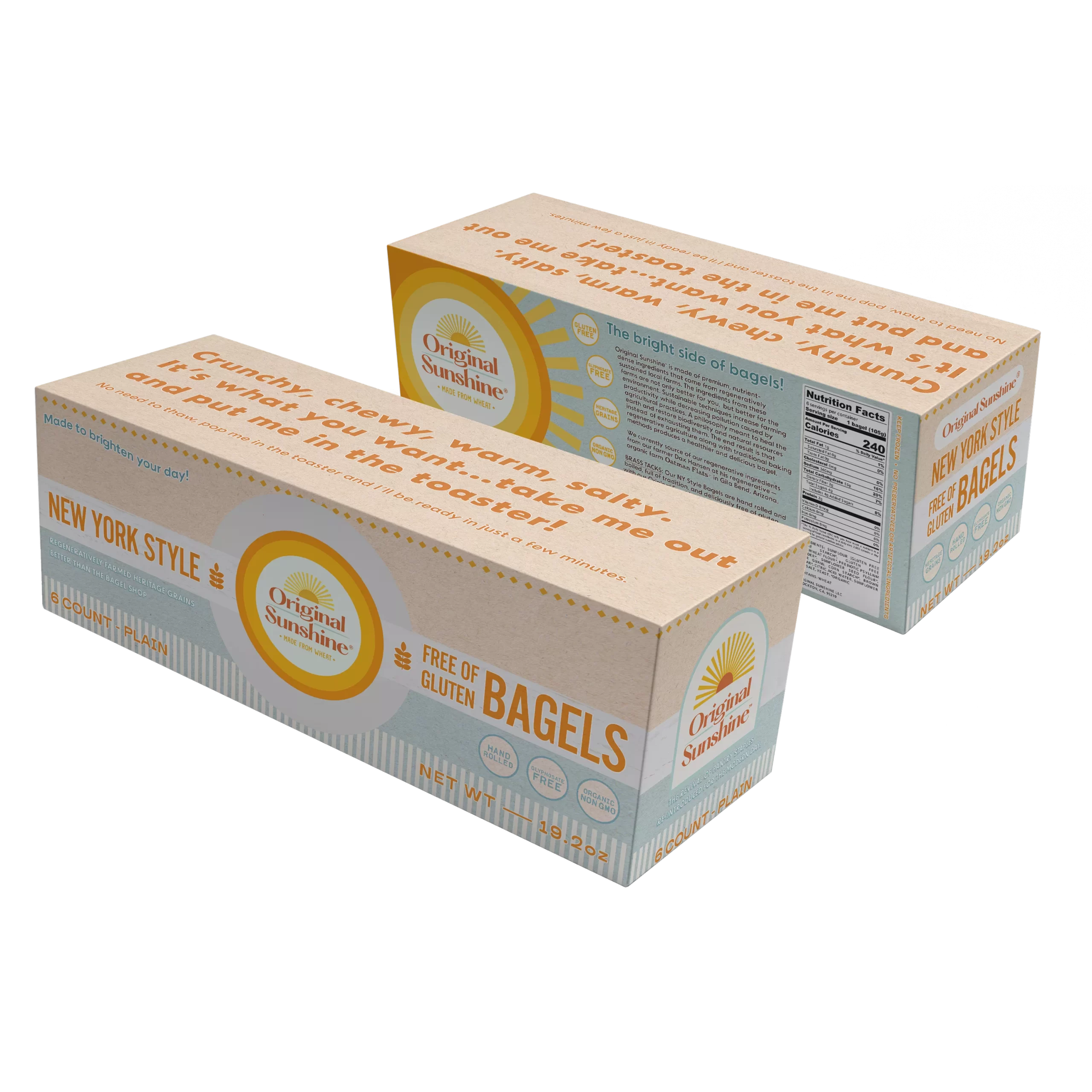 custom bagel boxes for our client orignal sunshine